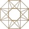 Ekena Millwork Guardian Wood Fretwork Pierced Ceiling Medallion, Hickory, 36"OD x 14"ID x 3/8"T CMWP36X36X0375GDHI - alternate 3